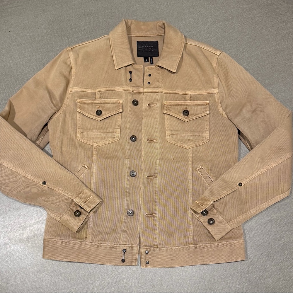 PAIGE Men’s Tan Denim Jacket sz Sm